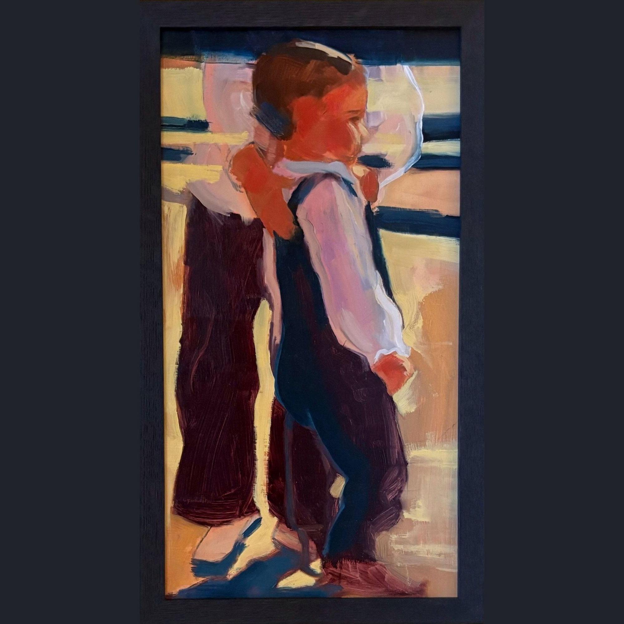 ‘Safe’, oil on board, 45x24, 2025 ‘Safe’, oil on board, 45x24, 2025